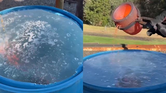 Water Casting Copper - 11kg Melt - ASMR Metal Melting - Trash To Treasure - BigStackD Casting смотреть онлайн