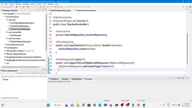 Create Downloadable CSV File | Database to CSV File | Full Tutorial For Beginners 2023 смотреть онлайн