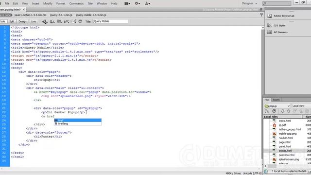 Membuat Popup Image di JQuery Mobile смотреть онлайн