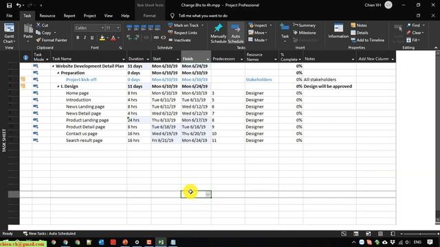 MS Project 2019: Change default working hours from 8 to 4 hours смотреть онлайн