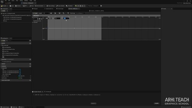 Unreal Engine 5. Блюпринт открывания двери в обе стороны, но всегда от себя смотреть онлайн