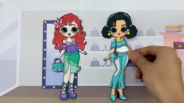 Disney Princess into MATERNITY FASHION / DIYs Paper Dolls & Crafts смотреть онлайн