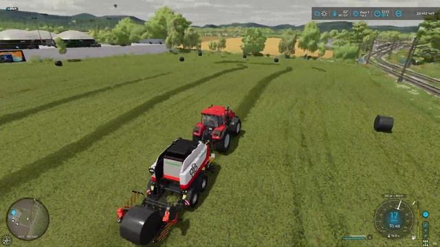 Начало УБОРОЧНОЙ, УБОРКА ПШЕНИЦЫ и СЕНОЗАГОТОВКА | FS22 | Carpathian Countryside - Timelapse #21 смотреть онлайн