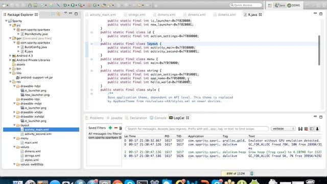 Hello World on Android смотреть онлайн