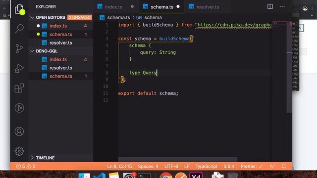 #4 - GraphQL Config Part 2 - Deno + GraphQL смотреть онлайн