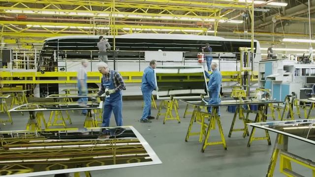 Mercedes Setra EvoBus Production AWESOME! смотреть онлайн