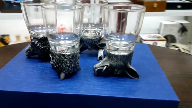 Набор из 4-х стопок-перевертышей "Звери" 50 мл. смотреть онлайн