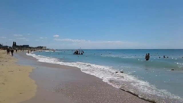 Крым Евпатория, море. смотреть онлайн