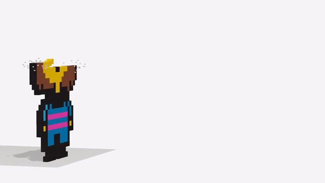 How to make frisk out of blocks смотреть онлайн