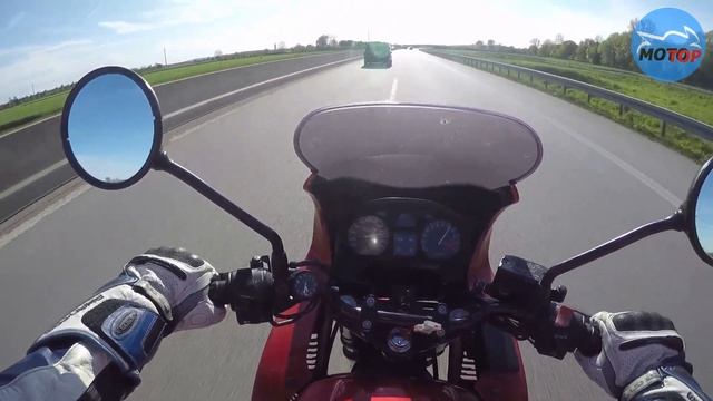 HONDA CB500S - TOPSPEED On German Autobahn
