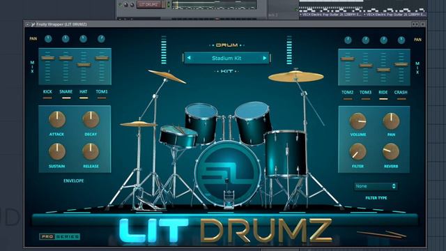 LIT DRUMZ | Virtual Drum Machine | VST & Audio Unit | StudioLinked смотреть онлайн