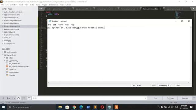 Angular + Flask + Python + MySQL смотреть онлайн