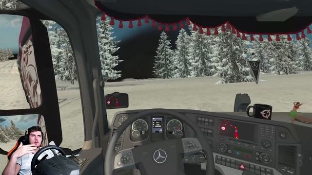 ПОСТАВИЛ КОЛЕСА ОТ УРАЛА НА МЕРСЕДЕС ПОСМОТРИМ ЧТО БУДЕТ - СУРОВАЯ РОССИЯ EURO TRUCK SIMULATOR 2 смотреть онлайн