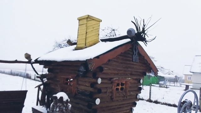 Избуха Бабы Яги, сама скульптура и качельки❗