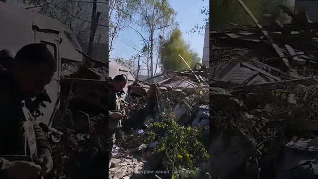 Еще одно видео прилета по ВСУ. смотреть онлайн