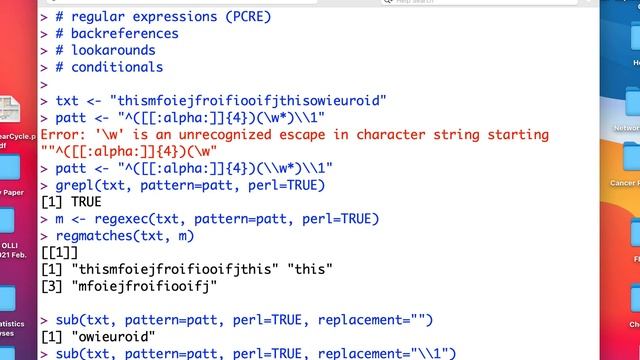REGEX: Backreferences смотреть онлайн