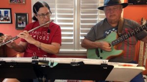 Country Song «Folsom Prison Blues»  Cover By Stephen & Cheryl