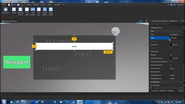 How to make Teleport GUI! Simple way! | Roblox studio смотреть онлайн