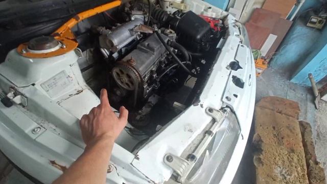 Установка двигателя с четырки в десятку. Снова попал на деньги с ВАЗ 2110. смотреть онлайн