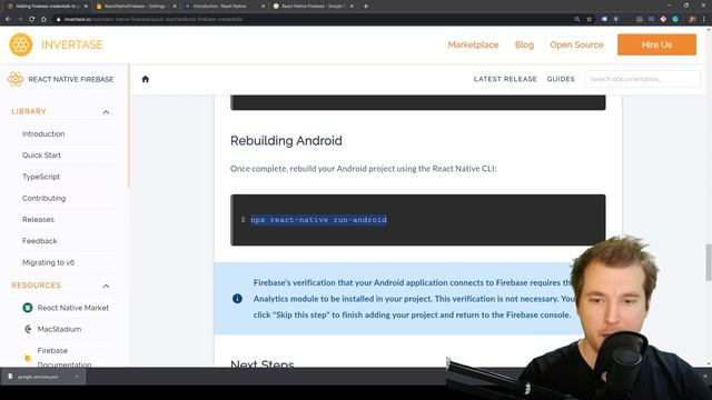 React Native Firebase | Install Firebase React Native Tutorial смотреть онлайн
