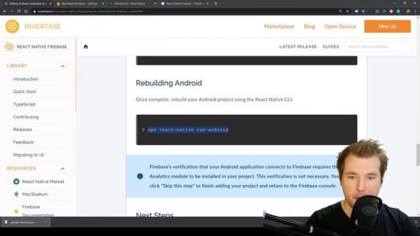 React Native Firebase | Install Firebase React Native Tutorial