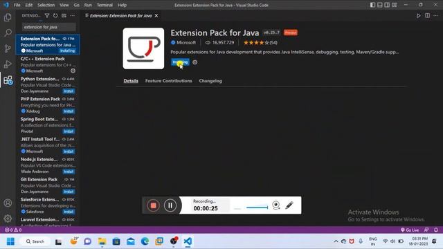 How to setup vs code | for java programming | run a sample program | in Hindi 2023 | Part - 4. ? смотреть онлайн