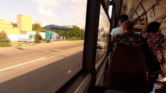 Поездка На Электробусе Г.Гомеля МАЗ 303Е10 АА Е001-3 1858 Маршрут 35 Часть 1 смотреть онлайн