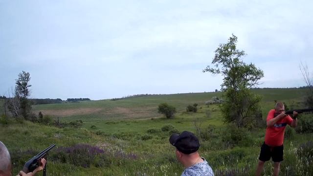 Тест картечных патронов находящихся в разработке с ИЖ 27 ЕМ-1С Д/С 0.5 смотреть онлайн