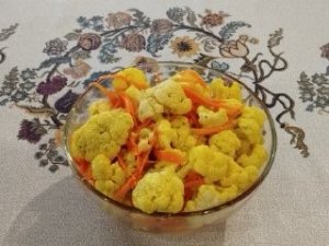 Салат из цветной капусты По - Корейски