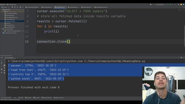 How to Use SQL with Python! (CREATE, INSERT, READ/SELECT, UPDATE and DELETE) смотреть онлайн