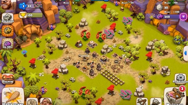 Age Of Cavemen №2.Строим подобие базы. смотреть онлайн
