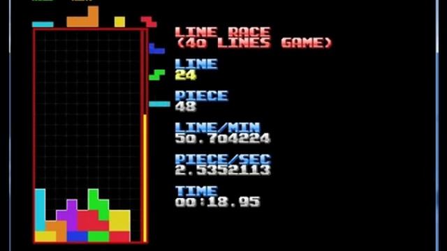 Nullpomino 40 lines (no ghost or active piece) 39.58 смотреть онлайн