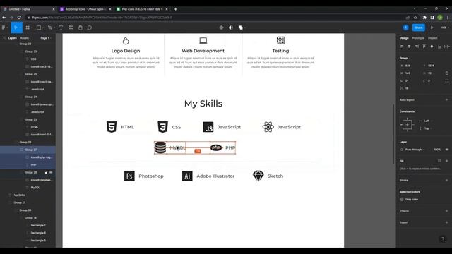 Figma Speed Art - Personal Portfolio Design смотреть онлайн
