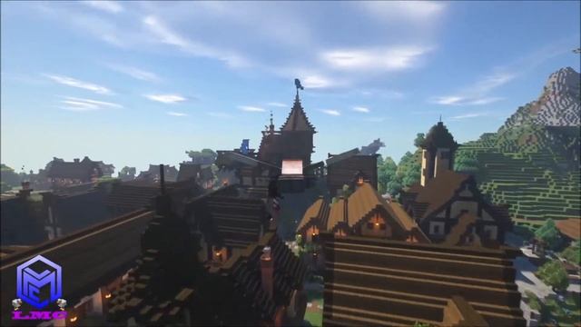 Minecraft 1.16.5 | Medieval Village Update fly-through. смотреть онлайн