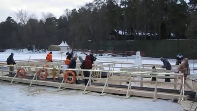 19.01.2015. Крещение Господне в Серебряном бору - Ролик №5 смотреть онлайн