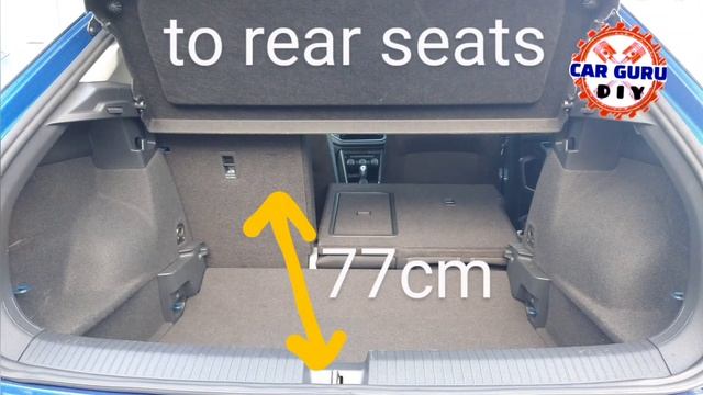 VW T-ROC BOOT DIMENSIONS IN CM, 2017 - present @CarGuruDIY #CarGuruDIY смотреть онлайн