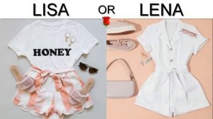 LISA OR LENA ? [Fashion Styles & Outfits Choices]