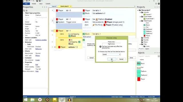 Платформер | Перетаскивание блока без поведения Physics. Construct 2 Tutorial + CAPX смотреть онлайн