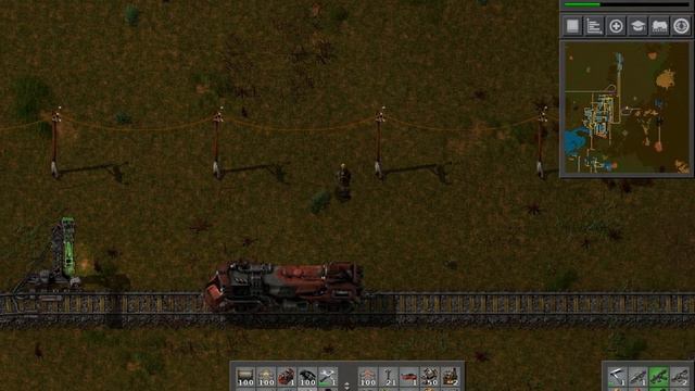Прохождение Factorio 0.15.1 - #23 Поезда в Факторио смотреть онлайн