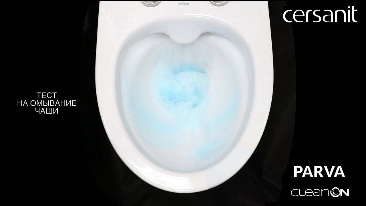 Унитаз подвесной PARVA CLEAN ON   100% смыв и омывание