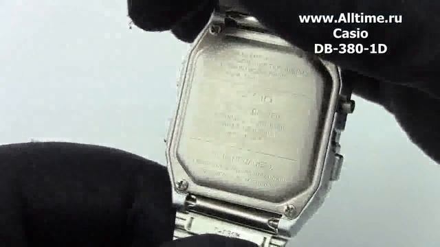 Мужские японские наручные часы Casio DB-380-1D смотреть онлайн