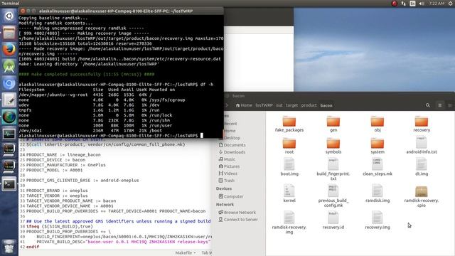Compile LineageOS TWRP: Build is complete! смотреть онлайн