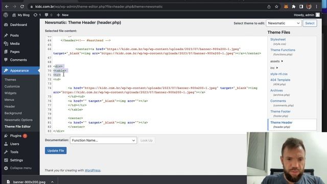 Como COLOCAR BANNER no SITE? Como Colocar Banner no WordPress #hospedagemdesites смотреть онлайн
