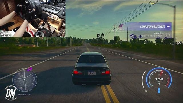 BMW M3 '06 | Need for Speed Heat | THRUSTMASTER TX RACING WHEEL LEATHER EDITION Gameplay смотреть онлайн