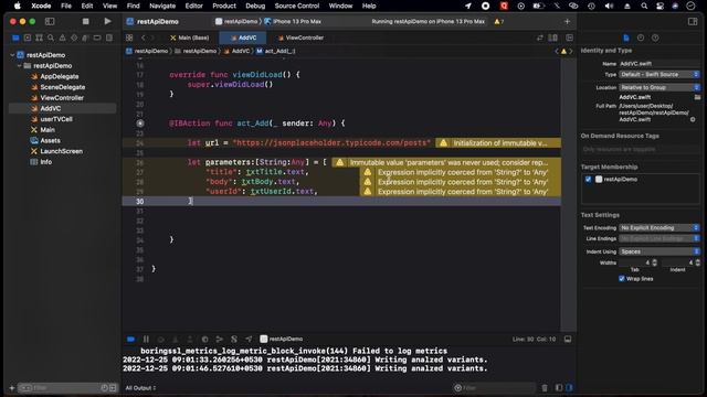 How to make URLSession POST Request iOS & Swift ? смотреть онлайн