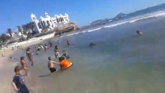 Какие красивые пляжи в Мексике!! (Масатлан, Мексика) смотреть онлайн