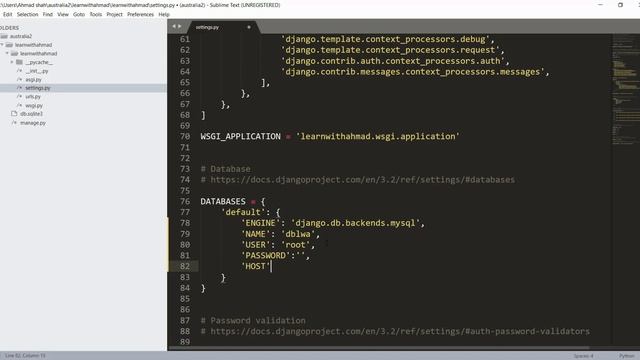Django database connection| Active admin panel django | django tutorial base on project Part-2 смотреть онлайн