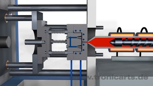 Injection Molding Animation смотреть онлайн