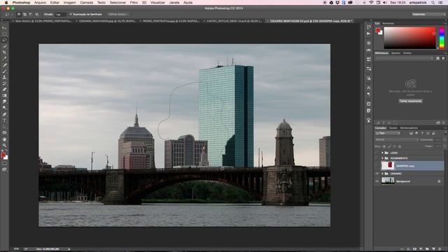 CURSO BÁSICO DE PHOTOSHOP #5 -MASCARA DE LAYER смотреть онлайн
