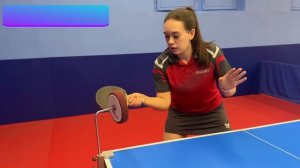 Самый сложный элемент в настольном теннисе. Обучение. Срезка или подрезка справа.#настольныйтеннис